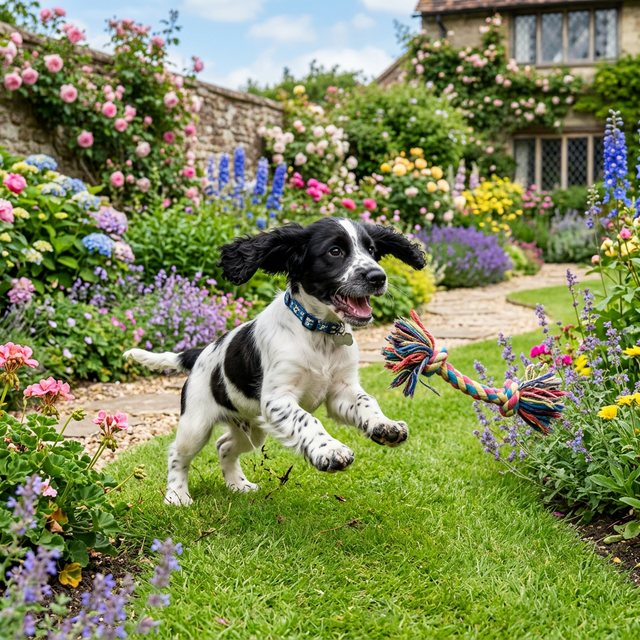 A beautiful adult Cocker Spaniel showing the breed's standard coat and friendly expression